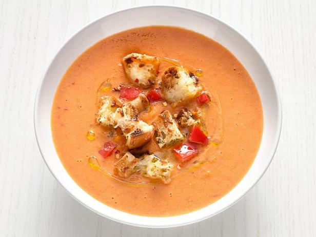 Томатный суп с фасолью рецепт