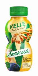 Продукт овсяный Velle коктейль слива 250г