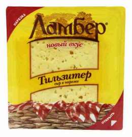 Сыр Ламбер Тильзитер 50% 150г нарезка