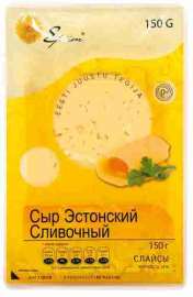 Сыр сливочный E-Piim эстонский 150г слайс Россия