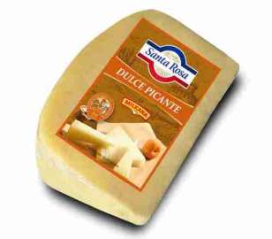 Сыр твердый Milkana Дульче Пиканте 38% 1кг фас Россия