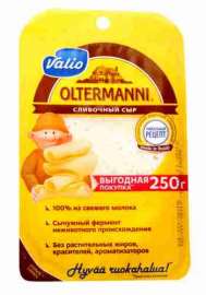 Сыр Oltermanni Сливочный 45% 250г нарезка Россия