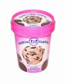 Мороженое Baskin Robbins Сливки с печеньем 1000мл