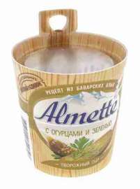 Сыр творожный Almette с огурцами и зеленью 150г Россия