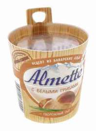 Сыр творожный Almette с белыми грибами 150г Россия