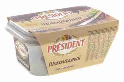 Сыр плавленый President шоколадный 400г пл/в Россия