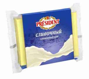 Сыр President Мастер Бутерброда сливочный ломтик 150г Россия