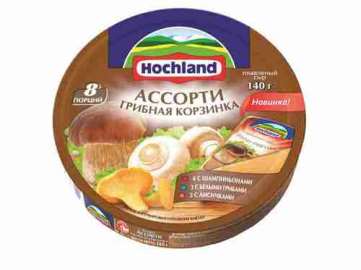 Сыр плавленый Hochland сливочный 140г круг Россия