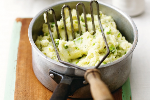 Чамп – картофельное пюре по-ирландски с зеленым горошком