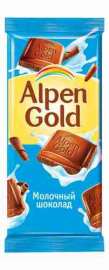 Шоколад молочный Alpen Gold 90г