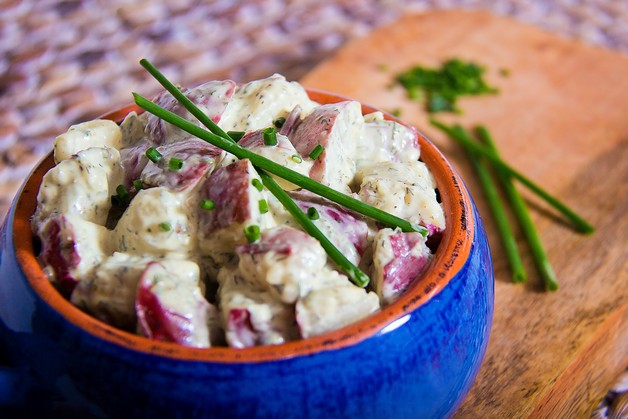Картофельный салат с пряностями