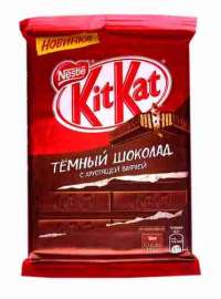 Шоколад тёмный KitKat Dark с хрустящей вафлей 94г