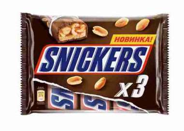 Батончик шоколадный Snickers  47,5г