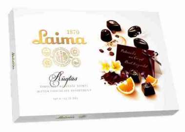 Конфеты Laima Ассорти горький шоколад 360г