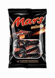 Конфеты MARS minis 182г пак