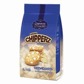 Печенье Мини Signature Snacks Mini Chipperz Белый Шоколад 100г
