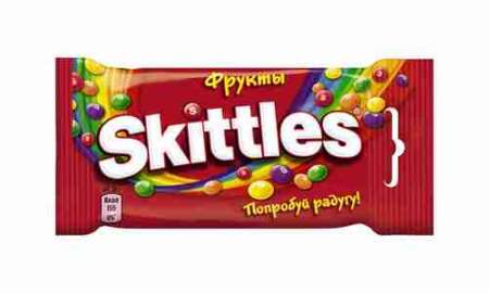 Леденцы Skittles в сахарной глазури 38г