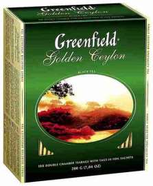 Чай черный Greenfield Golden Ceylon 100пак