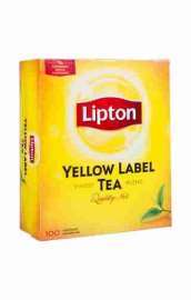 Чай черный Lipton Yellow label tea 100пак