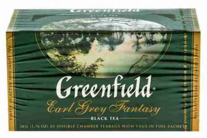 Чай черный Greenfield Earl grey fantasy 25пак