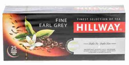 Чай черный Hillway Fine earl grey 25пак