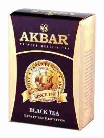 Чай черный Акбар 100 YEARS листовой 100г