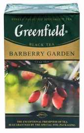 Чай черный Greenfield Barberry garden 100г