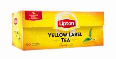 Чай черный Lipton Yellow label tea 50пак