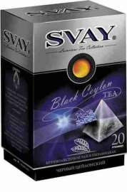 Чай черный Svay Black Ceylon 20 пир.