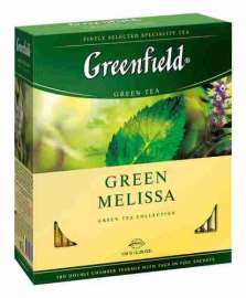Чай зеленый Greenfield Green melissa 100пак