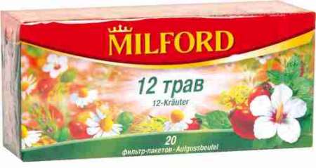 Чай травяной Millford 12 трав 20пак