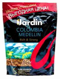 Кофе Jardin Colombia Medellin растворимый 150г пак
