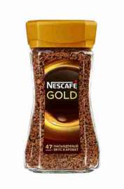 Кофе Nescafe Gold растворимый 95г ст/б