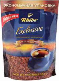 Кофе Tchibo Exclusive растворимый 150г пак