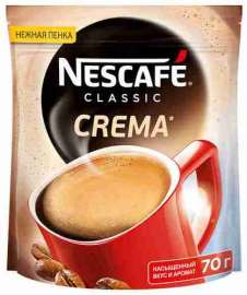 Кофе Nescafe Classic Crema 70г пак