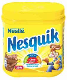 Напиток шоколадный Nesquik быстрорастворимый 250г коробка