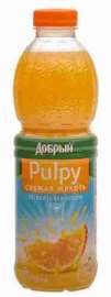 Напиток Добрый Pulpy апельсин с мякотью б/алк с/содерж 0.9л пэт