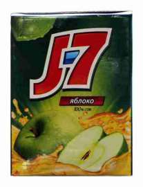 Сок J7 яблоко осветленный 0.2л т/п