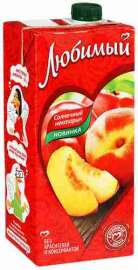 Нектар Любимый яблоко/персик/нектарин с мякотью 1,93л т/п