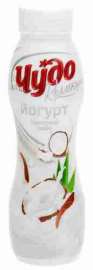 Йогурт питьевой Чудо Кокосовый шейк 2,4% 270г бут