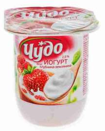 Йогурт Чудо Fresh  клубника/земляника 2,5% 125г