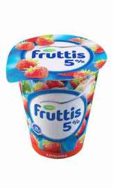 Продукт йогуртный Fruttis Сливочное лакомство клубника 5% 320г