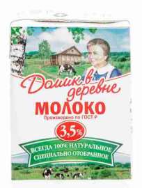 Молоко утп Домик в деревне 3,5% 200мл тва