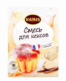 Смесь д/кексов Kamis со вкусом ванили 360г