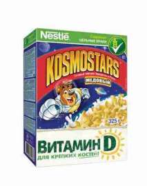 Готовый завтрак Nestle Kosmostars звёздочки медовые 325г