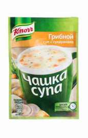 Суп грибной Knorr Чашка супа с сухариками 15г