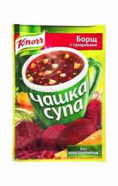 Суп б/приготовления Knorr Чашка супа Борщ с сухариками 14,8г