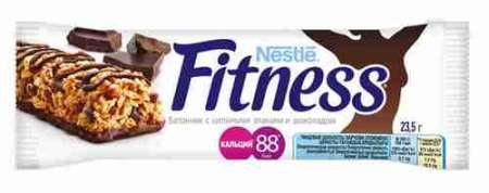 Батончик Nestle Fitness шоколад с цельными злаками 23,5г