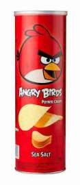 Чипсы картофельные Angry Birds с морской солью 100г