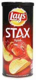 Чипсы Lay's Stax Краб 110г